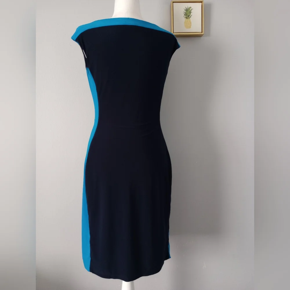 Ralph Lauren Style shift sleeveless Size 8 Good Condition Navy Blue   Pull On - Picture 7 of 8